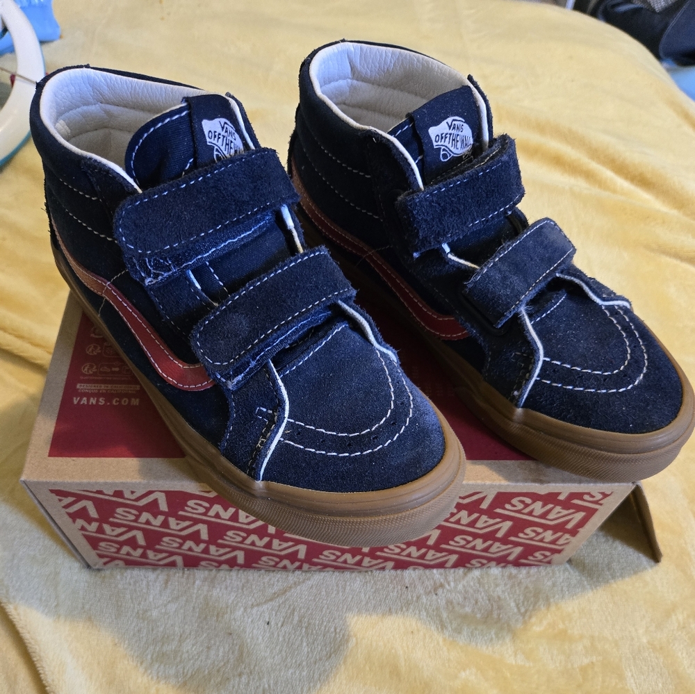 Vans SK8- Mid Kids' Navy Sneakers